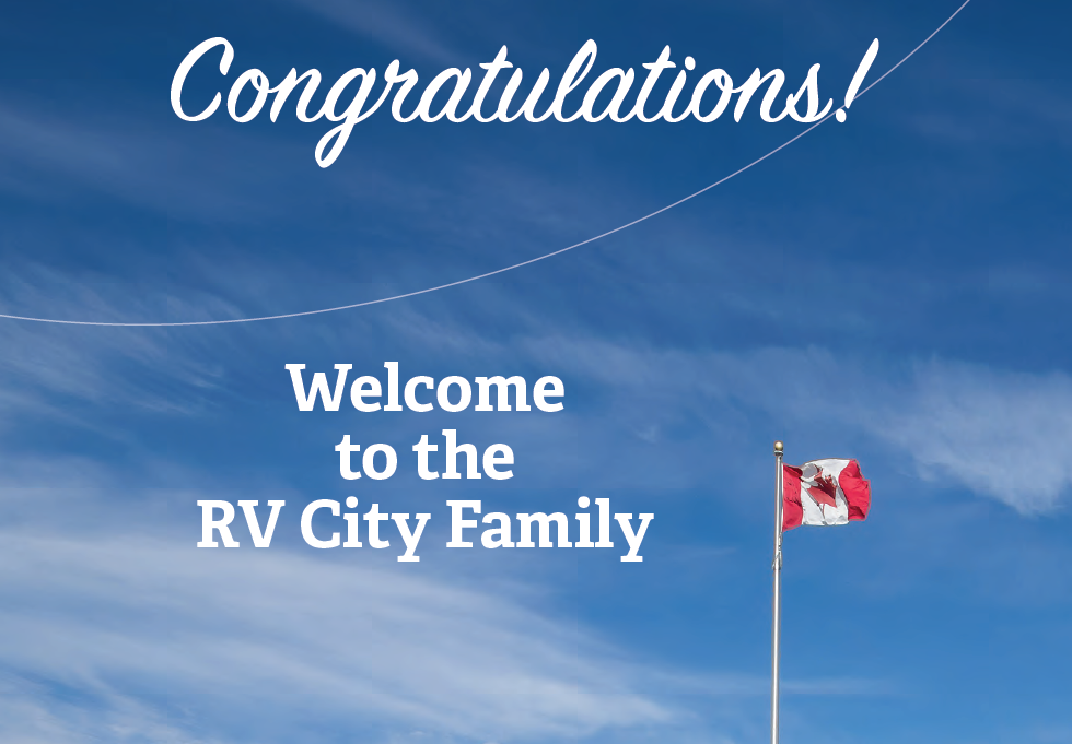 Congratulations on the purchase of your New Jayco RV from RV City